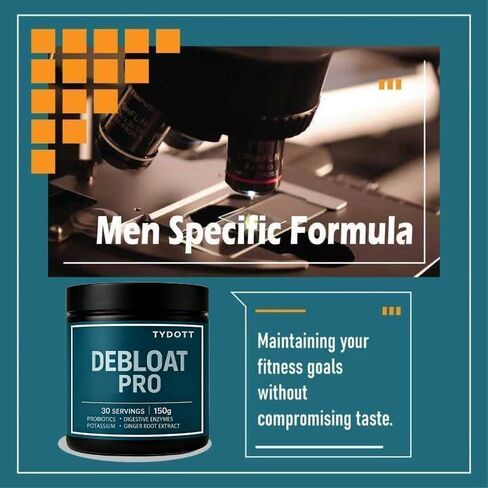 TYDOTT Debloat Pro، يحتوي على البروبيوتيك والإنزيمات الهاضمة لتخفيف الانتفاخ، ويدعم صحة الأمعاء، وامتصاص العناصر الغذائية، وراحة المعدة لدعم صحة الجهاز الهضمي in Kuwait