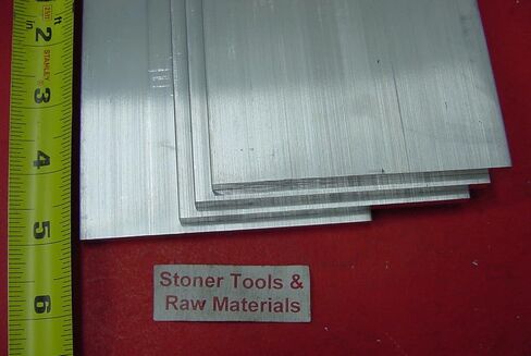 4 Pieces 1/2" x 5" x 5" Aluminum 6061 Flat BAR T6511 .50" Plate New Mill Stock in Saudi Arabia