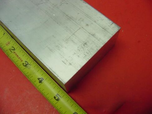 1-1/2" X 3" Aluminum 6061 Flat BAR 5" Long Solid T6511 New Mill Stock 1.50" in Kuwait
