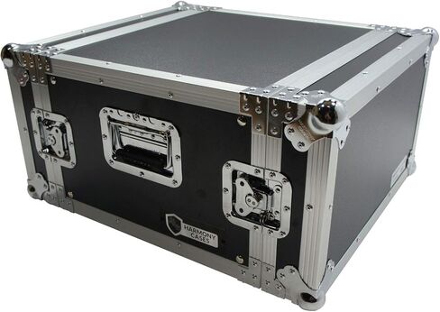 حافظات الصوت Harmony HC6UAD DJ Flight Amp 6U Rack Space Road Travel Amplifier Case in Saudi Arabia