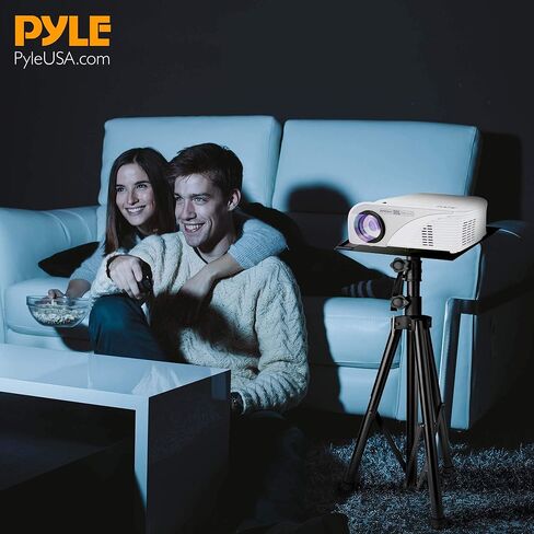 حامل ثلاثي لجهاز العرض Pyle، ارتفاع قابل للتعديل 28 بوصة - 46 بوصة، حامل كمبيوتر محمول ومعدات DJ مع صينية إمالة زاوية، هيكل معدني عالي التحمل، تصميم قابل للطي، منصة 20 بوصة × 16 بوصة in Saudi Arabia