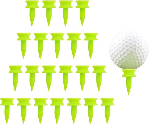 تي شيرتات Castle Golf Tee البلاستيكية مقاس 1 بوصة، قيمة 100/200 حزمة، ارتفاع ثابت لطلقات الحديد Par 3، تي شيرتات متينة وسهلة الاستخدام بمقاس صغير in Kuwait