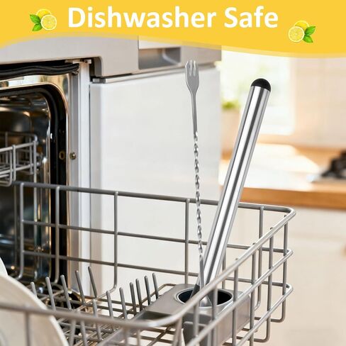 Muddler for Cocktails, 4 Pack Cocktail Muddler 8" 10" 12" and Bar Spoon Set, Stainless Steel Muddler Tool for Mojitos Fruit Lemon Drinks Party, Lemonade Stand Supplies, Bar Accessories in Kuwait