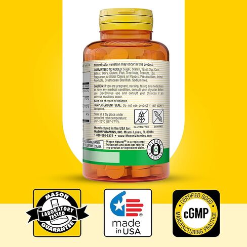 MASON NATURAL Folic Acid with B,6 & B,12, 90 Day Supply, Supports Normal Heart Health and Metabolic Function in Saudi Arabia