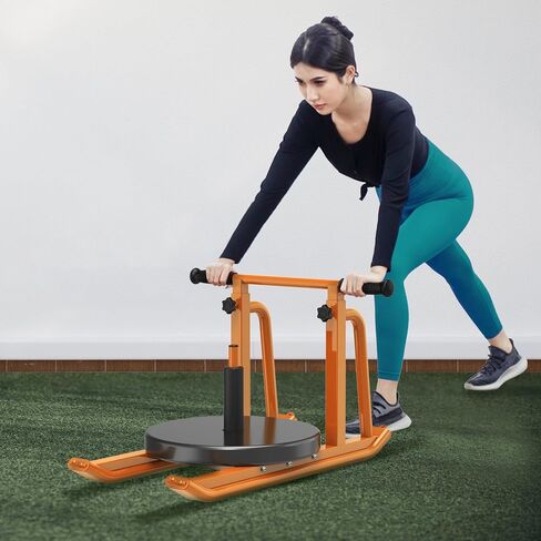 مزلجات الوزن من كيبيكا للتدريب، مزلجة كرة القدم بالدفع والسحب، مقبض ارتفاع قابل للتعديل، إطار فولاذي شديد التحمل، مزلقة مزلقة لسرعة الجري، القوة، مصممة لألواح الوزن 1 بوصة و2 بوصة in Kuwait