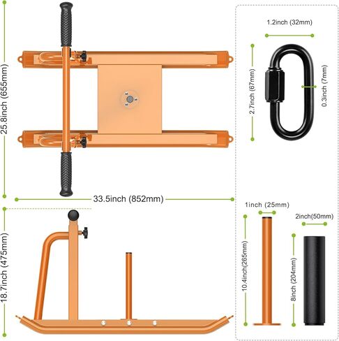 مزلجات الوزن من كيبيكا للتدريب، مزلجة كرة القدم بالدفع والسحب، مقبض ارتفاع قابل للتعديل، إطار فولاذي شديد التحمل، مزلقة مزلقة لسرعة الجري، القوة، مصممة لألواح الوزن 1 بوصة و2 بوصة in Kuwait