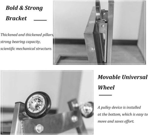 Hair Trolley On Wheels - Folding Stainless Steel Beauty Salon Spa Rolling Cart for Barber Shop, Load 70Kg - Gold/White Color Options,White in Kuwait