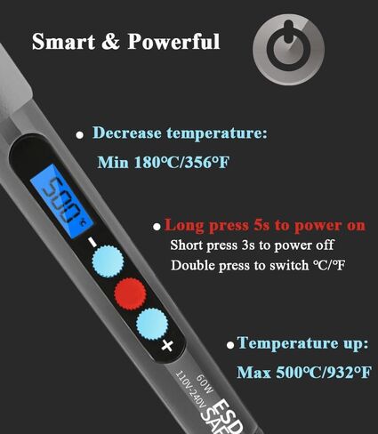 آلة ضغط الحرارة العمودية لإدراج مجموعة الحرارة، أداة إدراج مكواة لحام للأجزاء البلاستيكية والمطبوعة ثلاثية الأبعاد، تتضمن أطراف M2/M2.5/M3/M4/M5/M6/M8 in Kuwait