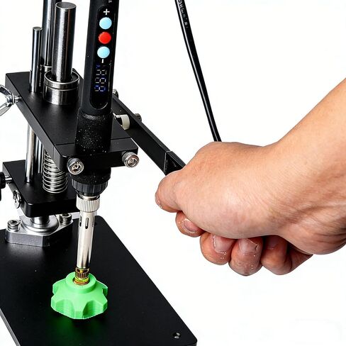 آلة ضغط الحرارة العمودية لإدراج مجموعة الحرارة، أداة إدراج مكواة لحام للأجزاء البلاستيكية والمطبوعة ثلاثية الأبعاد، تتضمن أطراف M2/M2.5/M3/M4/M5/M6/M8 in Kuwait