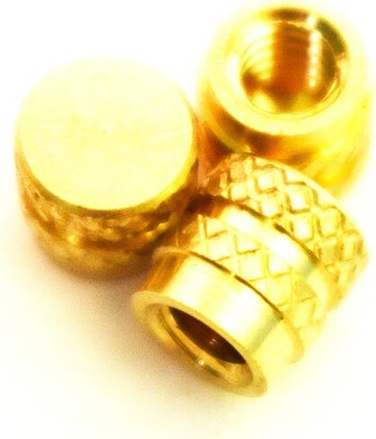 [منتجات J&J] 6-32 إدراج نحاسي 100 قطعة، إدراج أعمى، 5.7 مم OD، طول 5.5 مم، أنثى 6-32 خيط، المشتت الحراري أو نوع قولبة الحقن، 100 قطعة in Kuwait