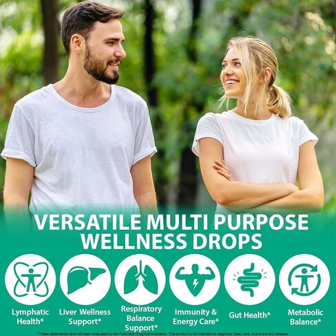 FANSHI Lymphatic Drainage Drops – Advanced Botanical Formula with 16 Herbs & Liposomal Delivery – Supports Immune Health – Maximum Absorption & Vegan in Kuwait