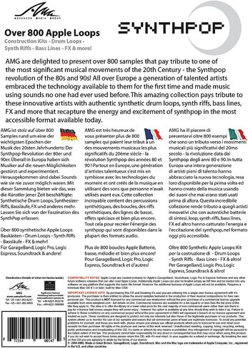 Synthpop for GarageBand - Vintage Synth Loops Library [Online Code] in Kuwait