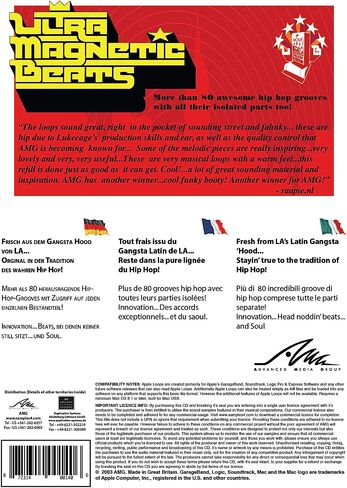 UltraMagnetic Beats - Lukecage - Hip Hop Apple Loops for GarageBand & Logic [Online Code] in Kuwait