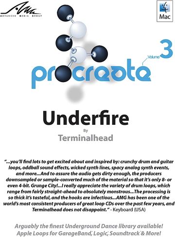 Underfire Vol 1 - Terminalhead - Grungy Apple Loops for Apple's GarageBand & Logic [Online Code] in Kuwait
