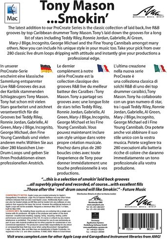 Tony Mason...Smokin' - Funky R&B Apple Loops for Apple GarageBand & Logic [Online Code] in Kuwait