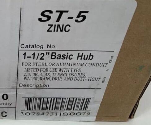 ST-5 1-1/2" المحور الأساسي المعزول بالزنك 10/صندوق in Saudi Arabia