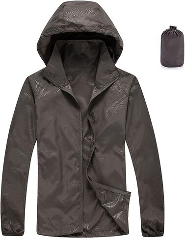 Lightweight Packable Rain Jacket Womens Waterproof with Hood Uv Sun Protection Jackets for Hiking Travel Windbreaker in Saudi Arabia