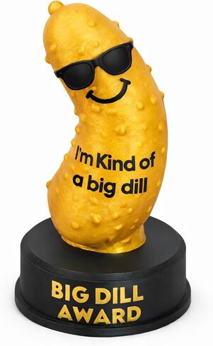 MunnyGrubbers - 4 Inch Funny Novelty Meme Award Trophy - Your Did it - You did it - Big Dill - Quacktastic - Top Banana - Cream of The Crop - Dumpster Fire - Plastic Trophy for Gifts and Laughs in Saudi Arabia
