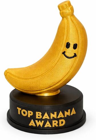 MunnyGrubbers - 4 Inch Funny Novelty Meme Award Trophy - Your Did it - You did it - Big Dill - Quacktastic - Top Banana - Cream of The Crop - Dumpster Fire - Plastic Trophy for Gifts and Laughs in Saudi Arabia