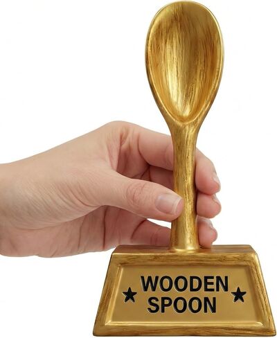 6 Inch Cook Off Trophy Wooden Spoon Award - Funny Cookie Trophy for Bake-Off,Last Place,Game Night,Chili & Salsa Competitions in Kuwait