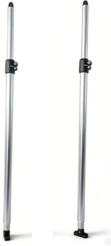 Awning Adjustable Rear Support Pole, Marine-Grade Aluminum Alloy Telescopic Pole, Universal Fit for Most 3-Bow and 4-Bow Awnings (Dimensions: Pole Length 60 inches max) in Kuwait
