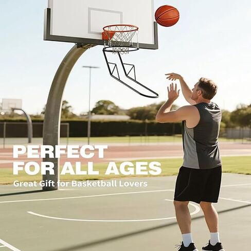 Hoop - Ball Return for Basketball Training | High Metal Frame with 360Degree Swivel Chute & Rapid Shot Recovery System for Indoor Doors, Backyard Courts and Gyms in Saudi Arabia