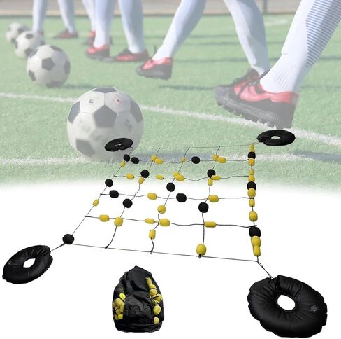 Goalkeeper Training Deflector - Reflex and Agility Enhancer with Water Bag Stability for Soccer Practice (2.8 * 2m) in Kuwait