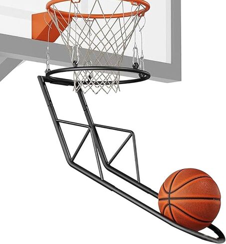 Ball Return for Basketball Hoop - Metal Training Accessory, Hoop Catcher for Indoor Practice, Sturdy Rebound Device with Easy Setup, Sports Equipment, Skill Aid for Backyard and School Gym in Saudi Arabia