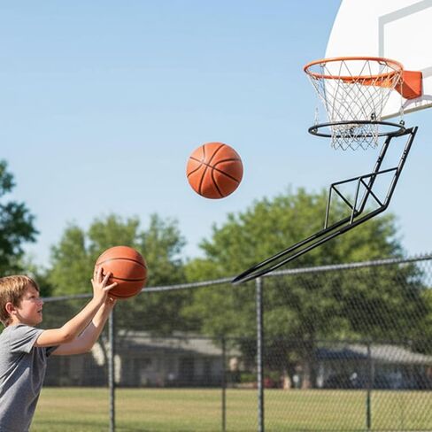 Genérico Hoop - Ball Return for Basketball Training | High Metal Frame with 360Degree Swivel Chute & Rapid Shot Recovery System for Indoor Doors, Backyard Courts and Gyms in Saudi Arabia