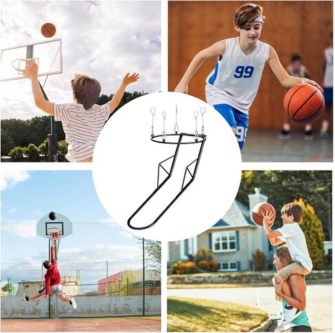 Genérico Hoop - Ball Return for Basketball Training | High Metal Frame with 360Degree Swivel Chute & Rapid Shot Recovery System for Indoor Doors, Backyard Courts and Gyms in Saudi Arabia