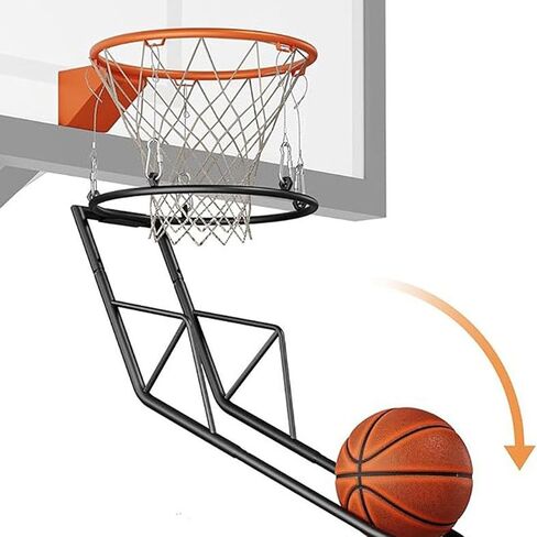 Genérico Hoop - Ball Return for Basketball Training | High Metal Frame with 360Degree Swivel Chute & Rapid Shot Recovery System for Indoor Doors, Backyard Courts and Gyms in Saudi Arabia