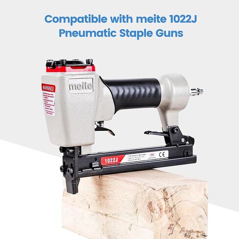 meite J10 سلسلة دبابيس تنجيد - 20 قياس 7/16 بوصة تاج مجلفن دبابيس بطول 1/2 بوصة لمسدس أساسي 1013J للسجاد والأعمال الخشبية (5000 قطعة) in Saudi Arabia