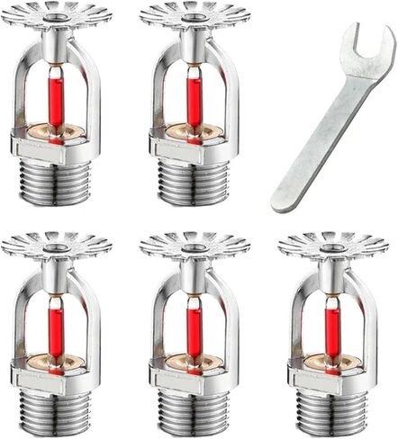 5PCS Fire Sprinkler Heads - DN15 68°C Auto Protection System(DOWN) in Kuwait