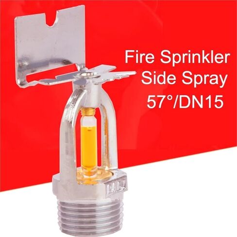 5PCS Fire Sprinkler Heads - DN15 57°C Side Spray Protection System in Kuwait