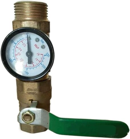 1pcs 1" DN25 Fire Equipment End Water Test Equipments Pressure Gauge Meter Control Valve Accessories in Kuwait