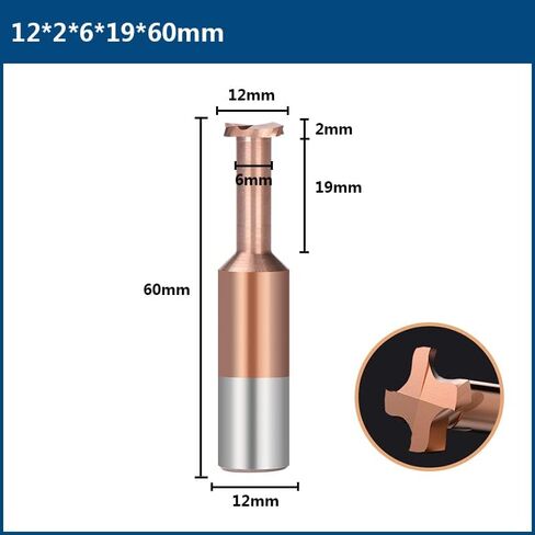 1pcs Professional High-Speed Steel Cutter T Slot Cutter End Mill 4 Flute TiCN Coated Carbide End Mill for Wood Metalworking Tool in Kuwait