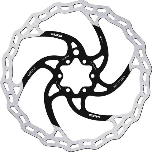 Galfer 200mm Rotor, 6-Bolt, 2.0mm, Black/Silver in Saudi Arabia