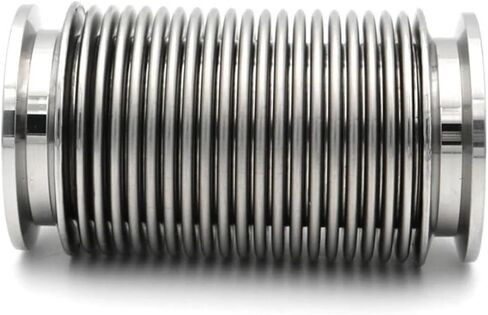 OSNEEOIY Bellows High Vacuum Corrugated Flexible Pipe Fitting KF16/25/40/50 Length 100-1000mm 304 Stainless Steel(KF16,800mm) in Kuwait