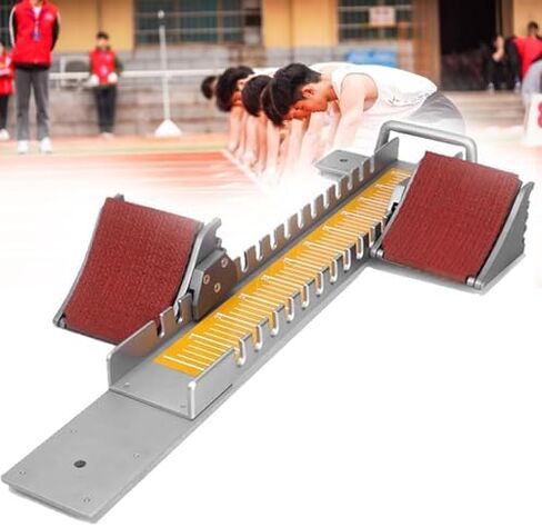 مسار البدء مع دواسات قدم قابلة للتعديل للتدريب على السرعة، تصميم مضاد للانزلاق، سهل التركيب على الأسطح العشبية أو البلاستيكية in Saudi Arabia