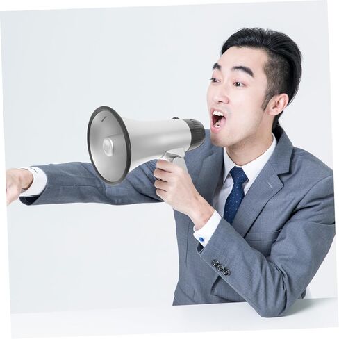 GANAZONO Practical Megaphone Recording Bullhorn for Cheer Convenient for Emergency Use in Saudi Arabia