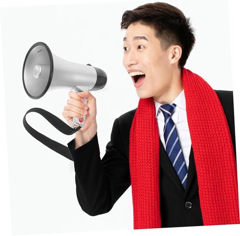 GANAZONO Practical Megaphone Recording Bullhorn for Cheer Convenient for Emergency Use in Saudi Arabia