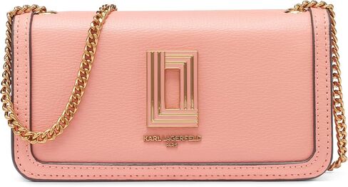 Karl Lagerfeld Paris Kosette Wallet, Black/Gunmetal in Saudi Arabia