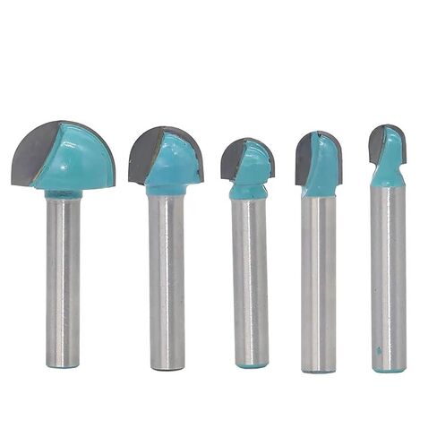 6mm Shank CNC Tools Solid Carbide Round Nose Bits Round Nose Cove Core Box Router Bit Shaker Cutter Tools for Woodworking(4PCS) in Kuwait