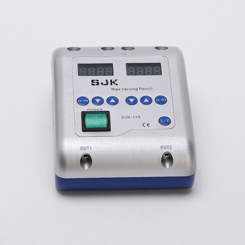 Electric Waxer Carving Knife Machine Double Pen and 6 Wax Tip Pot for Dental Lab in Kuwait