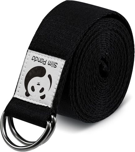 Yoga Bands with Adjustable D-Ring Buckle, Yoga Strap for Stretching, Cotton Belt for Fitness, Yoga, Pilates, Physical Therapy, Improve Flexibility in Saudi Arabia
