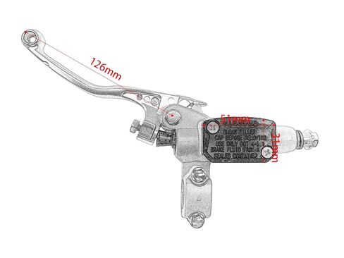 Hydraulic Clutch Master Cylinder with CNC Handle Lever for Motorcycle Models Including SX XC EXC FE TE 250 300 in Saudi Arabia