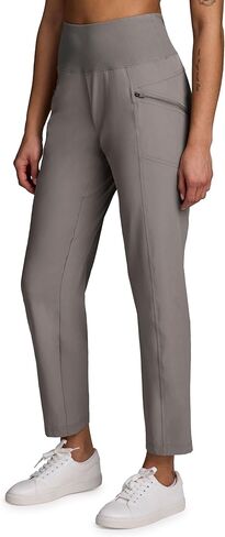 RBX Active Women's Ankle Pant, Lightweight Quick Drying Stretch Woven Casual Weekend Pant with Pockets in Kuwait
