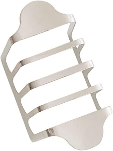 Stainless Steel Toast Rack Multi-functional Kitchen Accessory Stable Desktop Bread Holder for Toast and Cakes for Home Cafe Restaurant and Easy to Clean Design in Saudi Arabia