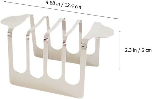 Stainless Steel Toast Rack Multi-functional Kitchen Accessory Stable Desktop Bread Holder for Toast and Cakes for Home Cafe Restaurant and Easy to Clean Design in Saudi Arabia