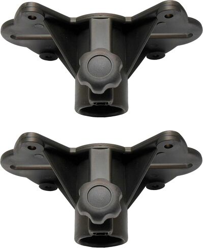 Audio2000'S ACC4392-12 Two-Pack 1-3/8 inch External Speaker Stand Mounting Top Hats (2 Sets) in Saudi Arabia
